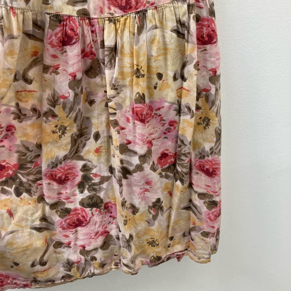 Cotton sundress mini in a beautiful floral print size EU 46 - Picture 2 of 4